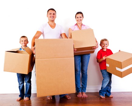 Organised household storage boxes in a Poplar home