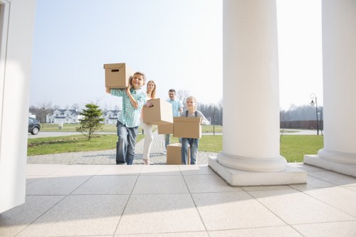 Efficient flat moving service in Poplar handling boxes and furniture safely